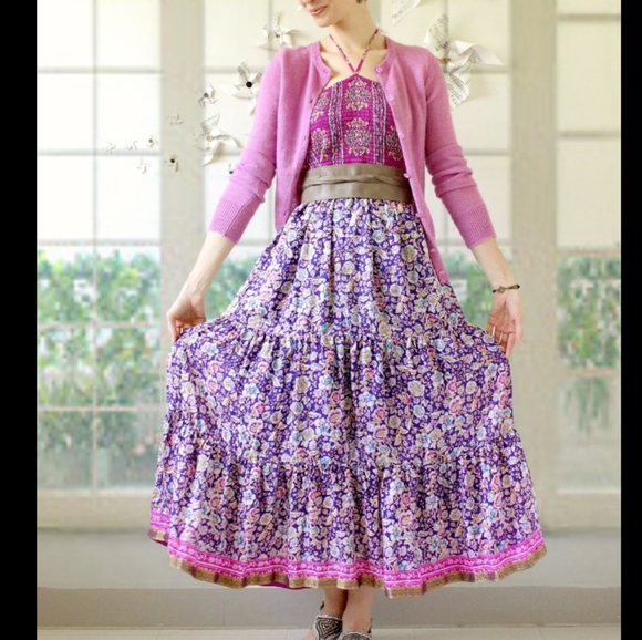 ☀️NWOT|💯%Silk ANTHROPOLOGIE Dress - Picture 10 of 13